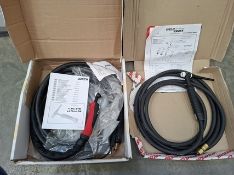 Two various tig welders torches
