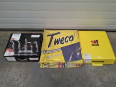 Three various welding torches