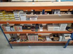 Contents of bay to include various sized sanding and cutting discs