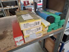 Quantity of various welding electrodes