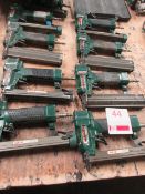 Eight Omer pneumatic nailers