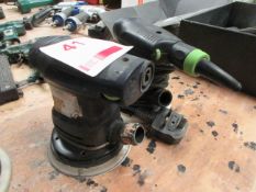 Two Festool palm sanders, 240v