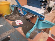 Axcaliber hand operated bench top guillotine