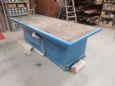 ELBH sanding table and dust extraction workbench, type OBS-1A, serial no. OBS-007-19 (2017), 2.5m