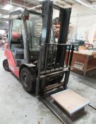Toyota 02-8FGF20 LPG dual mast forklift truck, rated capacity 2000kg, side shift, all weather