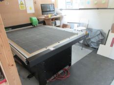 Gunnar Aiox Hybrid-XL bridge type cutting machine, table size 1.2m x 1.5m (2022) : - Max. mat