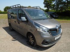 Renault Trafic Sl27 Sport Nav Engy 1.6Dci Crew Van Registration: EU17 XAE Recorded mileage: 160,