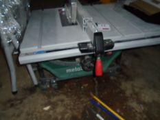 Metabo TS254M table saw with stand 110v