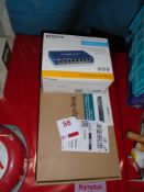 Netgear 8 port ethernet switch plus tp link 24 port smart switch
