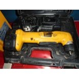 DeWalt DW966 angle drill, 14.4v with charger and case