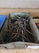 Quantity of various drills, reamers, taps and end mills