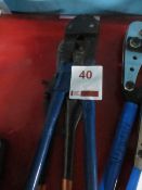 Two various size bolt cutters