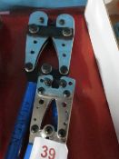 Two heavy duty crimping tools