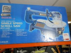 Single speed scroll saw