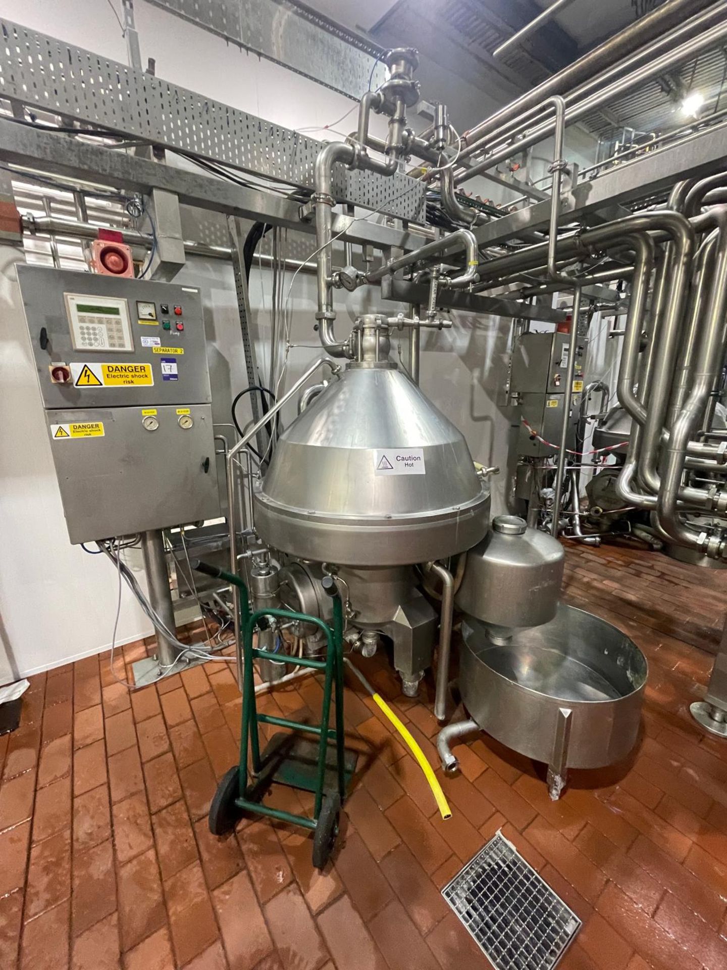 Alfa Laval Tetra Pak Whey Separator. No 2. HMRPX 4032790 P2, YOM 1980. 25,000 Ltrs per hrFully func - Image 2 of 11