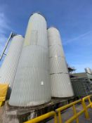 200,000 Ltr SS Silo (Ro Silo 4), no agitation, used for water storage, 4.x 16m, 10 Tonne, Insulated
