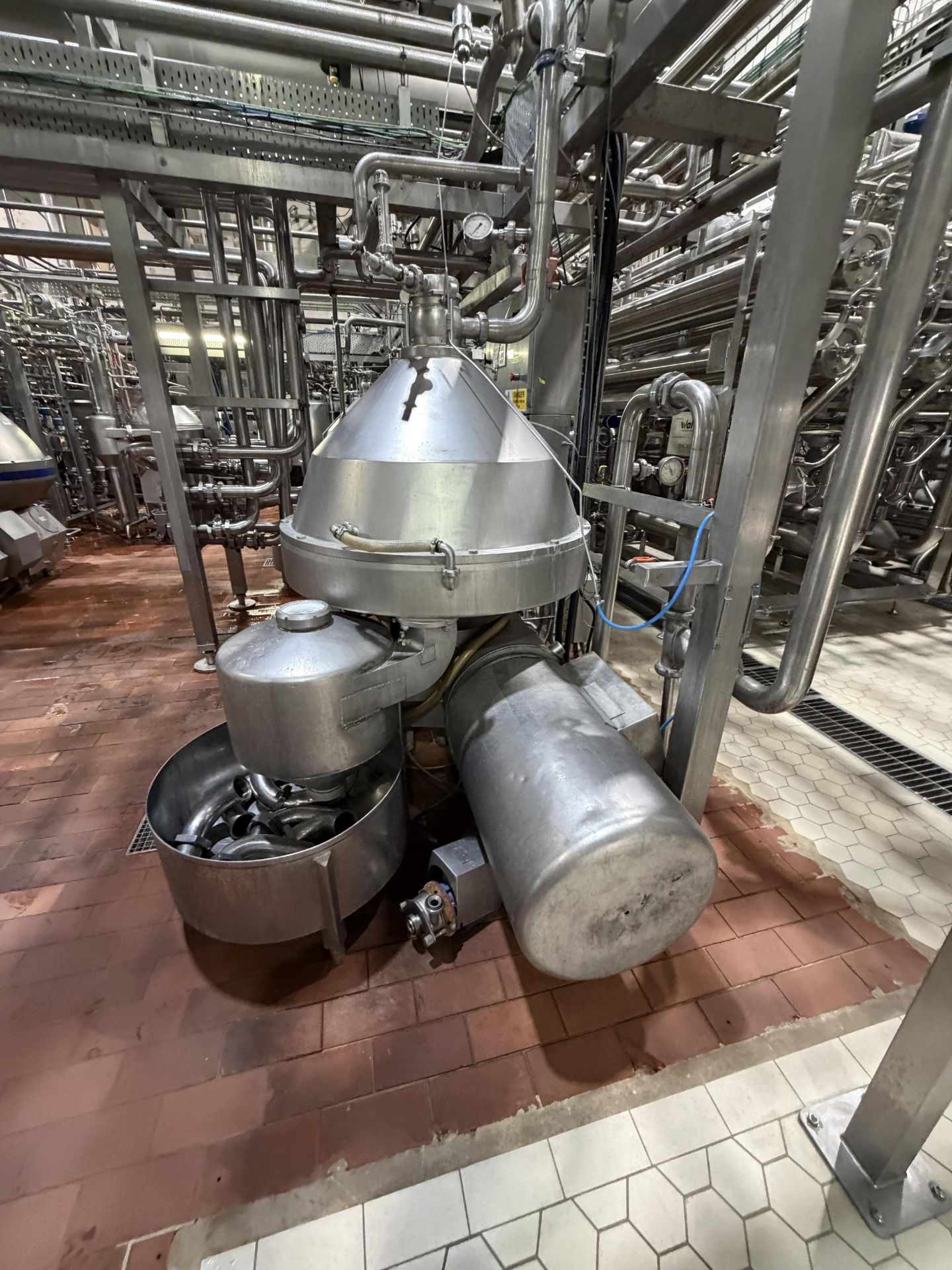 Alfa Laval Tetra Pak Whey Separator. No 3. HMRPX 4032791 P3, YOM 1980. 25,000 Ltrs per hr, Function - Image 7 of 7