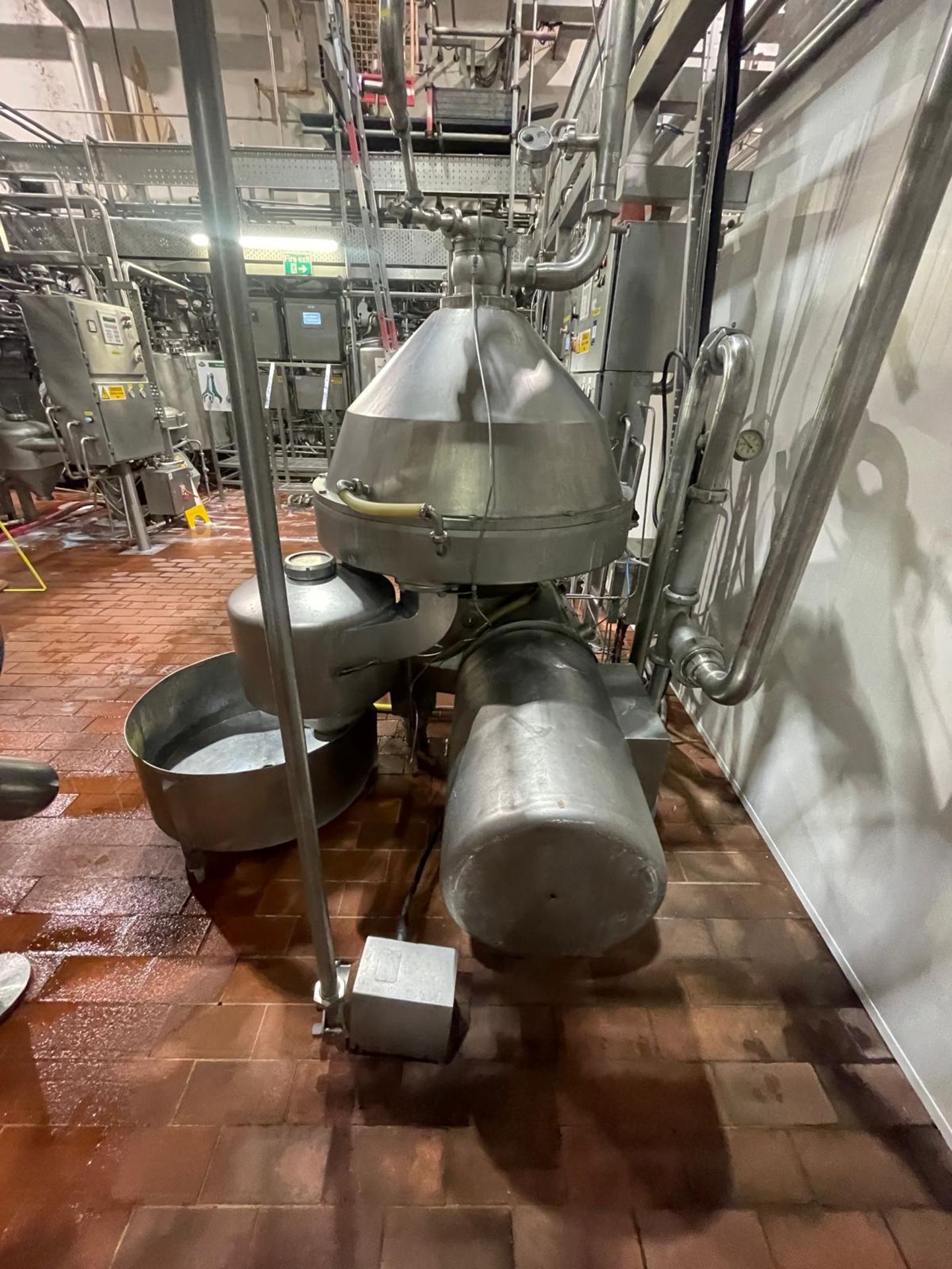 Alfa Laval Tetra Pak Whey Separator. No 2. HMRPX 4032790 P2, YOM 1980. 25,000 Ltrs per hrFully func - Image 4 of 11