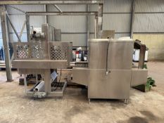 TPS (Yorkshire Packaging Systems) Shrink wrapper, Semi Automatic, 60 x 40 cm aperture, SS Belt, 6 x