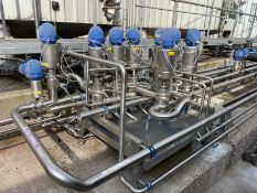 Whey Valve Matrix for Lot 7, 11 Think Top Valves and a Fristam Pump