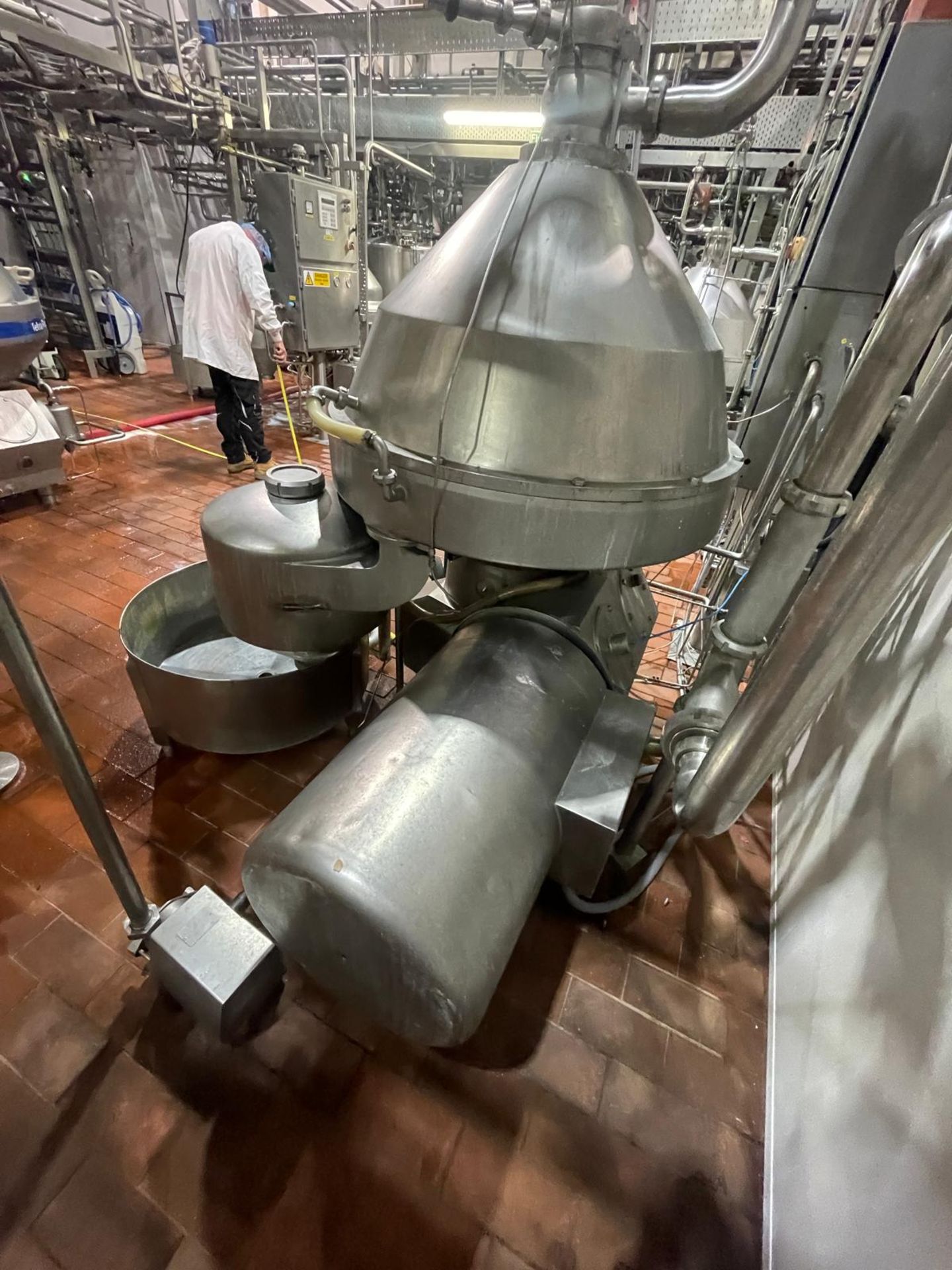 Alfa Laval Tetra Pak Whey Separator. No 2. HMRPX 4032790 P2, YOM 1980. 25,000 Ltrs per hrFully func - Image 9 of 11