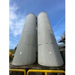 200,000 Ltr SS Silo, (Ro Silo 5) no agitation, used for water storage, c4m diameter x 16m, 10 Tonne,