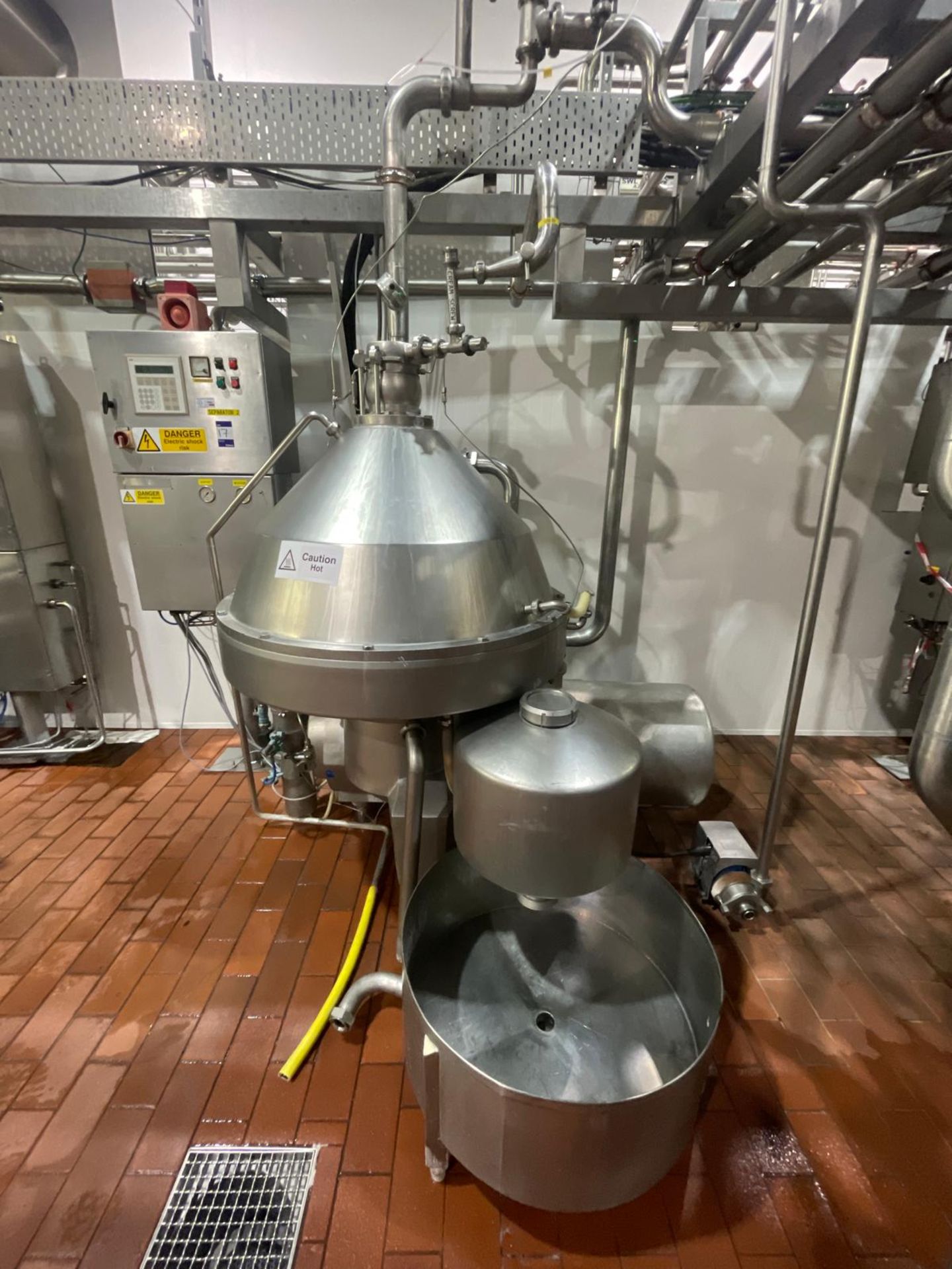 Alfa Laval Tetra Pak Whey Separator. No 2. HMRPX 4032790 P2, YOM 1980. 25,000 Ltrs per hrFully func - Image 3 of 11