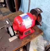 Sealy twin wheel bench grinder (bolted)