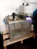 Pneumatic mould press unit