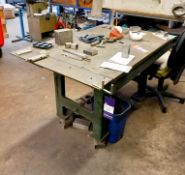 Steel welding table 1400 x 930mm