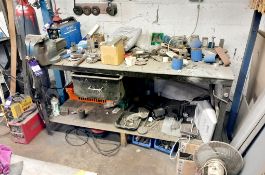 Record No. 25 vice and steel workbench 1900 x 1000mm