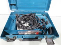 Makita SDS rotary hammer drill- 240V- working