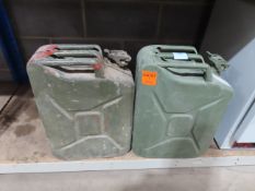 2x 20L jerry cans