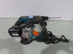 Makita cordless SDS drill and an angle grinder 230V- working