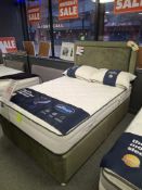 Silentnight Opel ultragel 4ft 6” double mattress with Silentnight Malvern divan base, Malvern