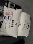 5 x Laura Ashley soft as down pillows rrp. £300 total