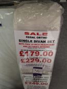Regal ortho 3ft single mattress rrp. £120