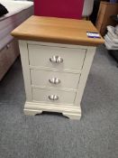 3 drawer bedside cabinet