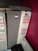 2 drawer divan 3ft single base with headboard and memory ortho 3ft single mattress rrp. £450 total