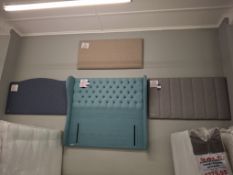 5 x Headboards in various designs rrp. £1140