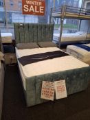 Sopor elegance 2000 soft mattress with 4 drawer divan base, headboard and footend rrp. £949.50 total