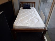 Beauty Sleep Chester 3ft single mattress and wooden bed frame rrp. £199.95 total