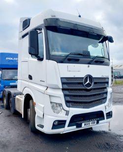 Mercedes Benz Actros 6x2 Tractor Unit, (2019), Leyland DAF CF 260FA 18t Curtainside (2020) & 3x Mercedes Benz Sprinter 314 CDI Vans (2019/18)