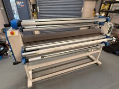 Unbadged Mobile Hot Laminator (1370mm wide) with Outstanding Compressor