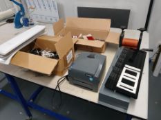 Number Plate Making Kit, comprising Godex G500 Thermal Printer, Unbadged Number Plate Printer, Blank