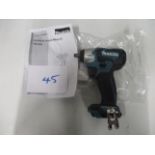 Makita 3/8" Sq DriveTW160D Cordless Impact Wrench (Unused)