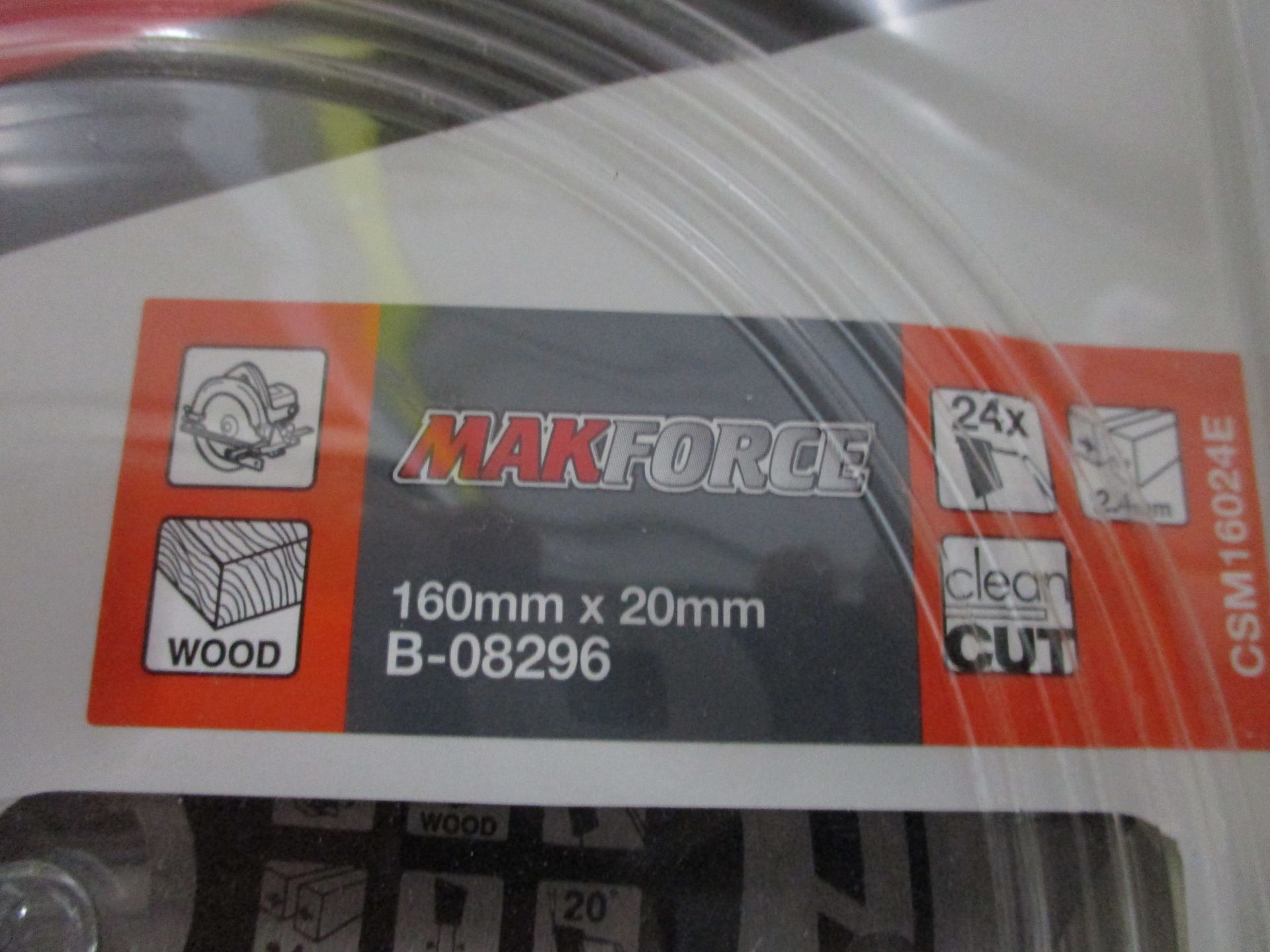(6) Makita MakForce B-08296 TCT Circular Saw Blades for Wood (Unused) - Image 3 of 3