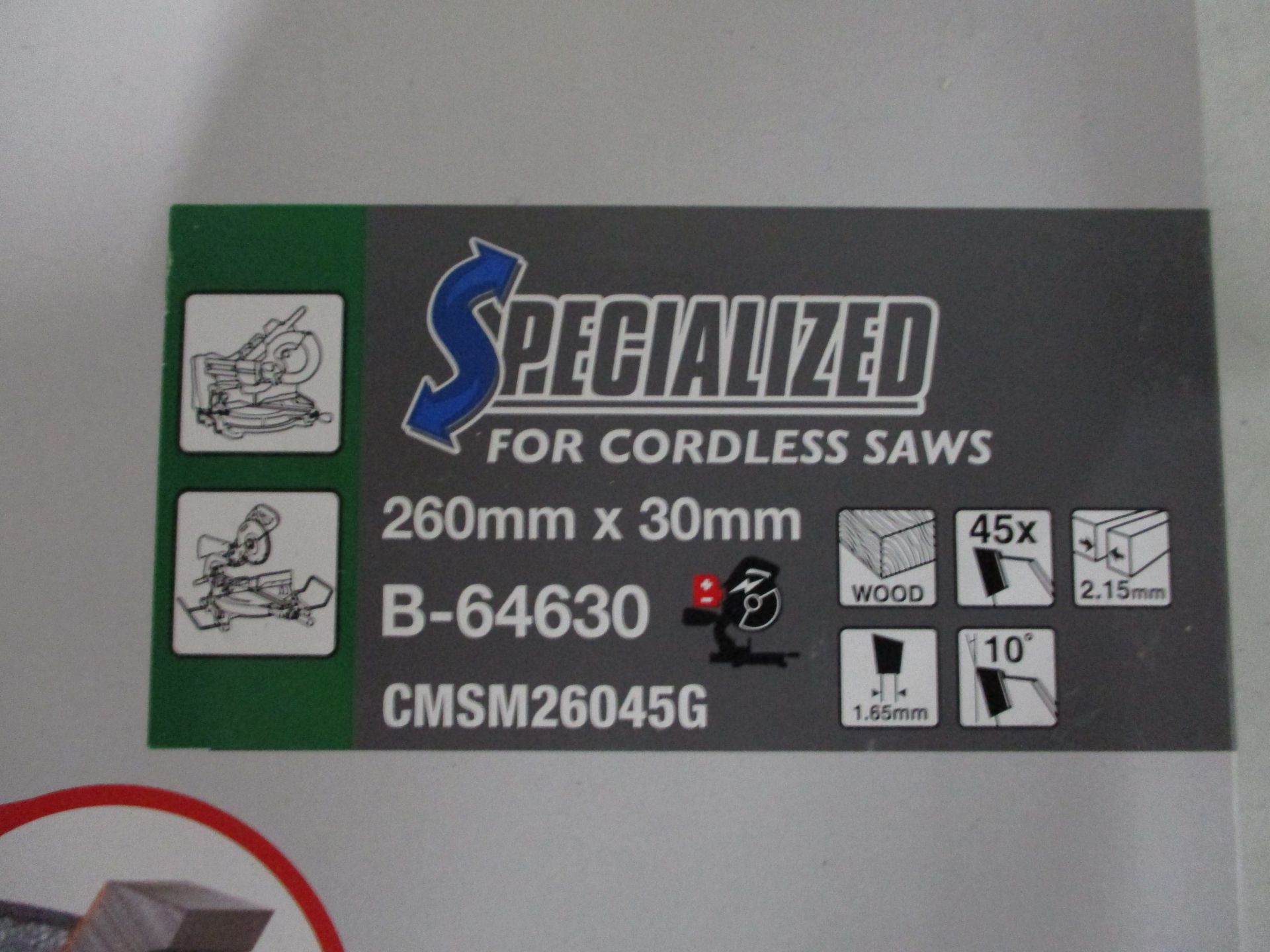 (3) Makita Efficut B-64630 TCT Circular Saw Blades 45 Teeth for Wood (Unused) - Image 3 of 3