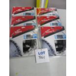 (6) Makita B-08903 TCT Makblade Circular Saw Blades for Wood (Unused)