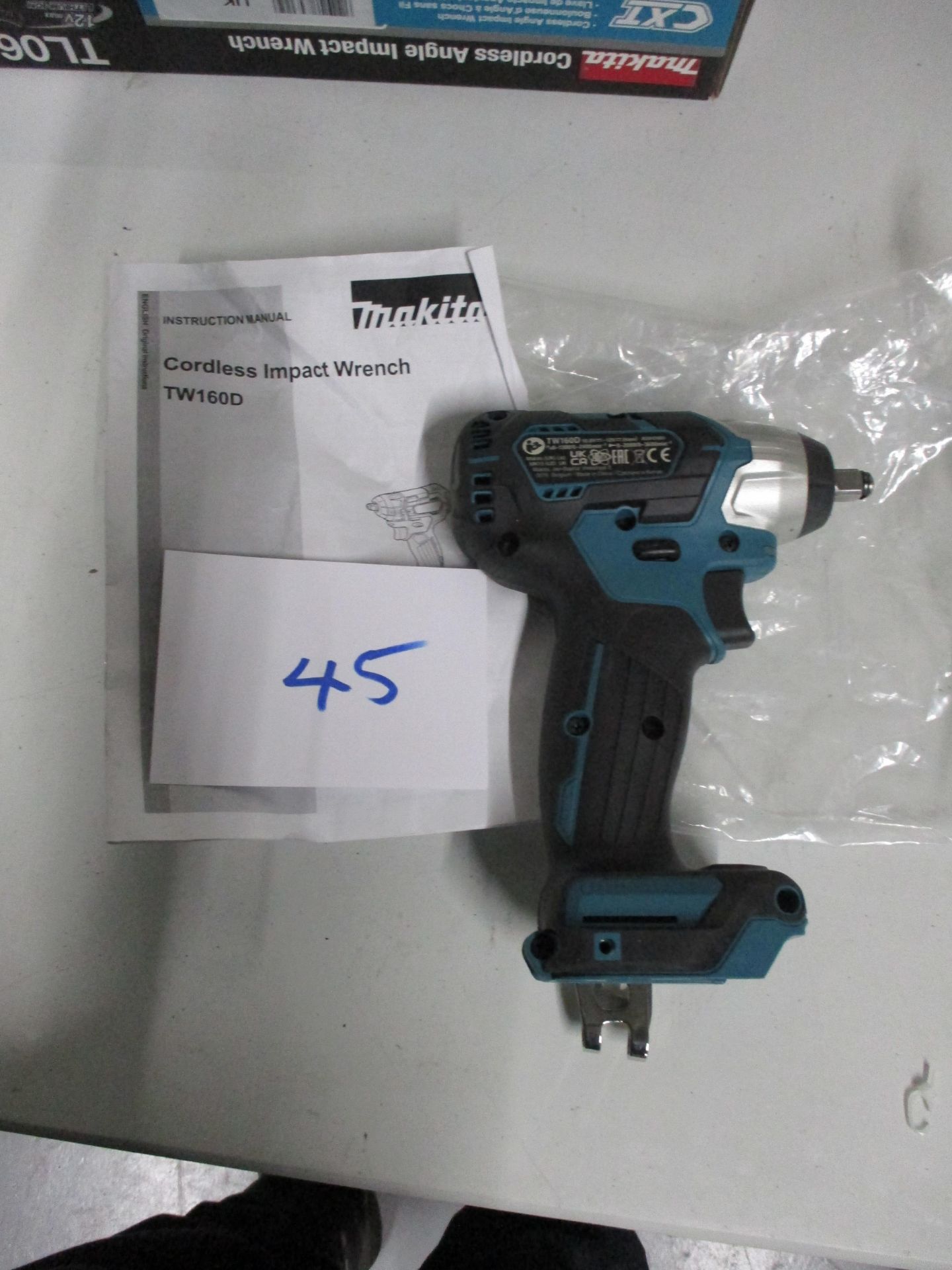 Makita 3/8" Sq DriveTW160D Cordless Impact Wrench (Unused) - Image 3 of 3
